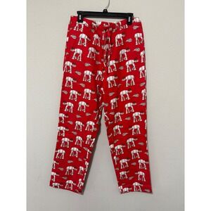 Hanna Andersson AT-AT Walker Christmas Pajama Bottoms Unisex Medium Star Wars